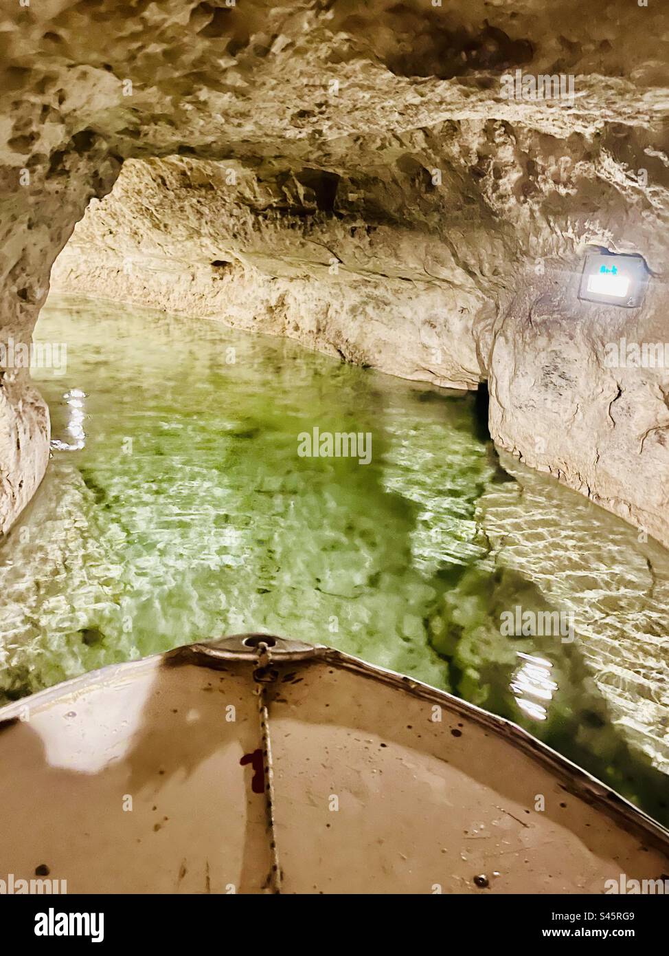 Grotta del lago Tapolca (Tapolcai Tavasbarlang), Tapolca, Ungheria Foto Stock