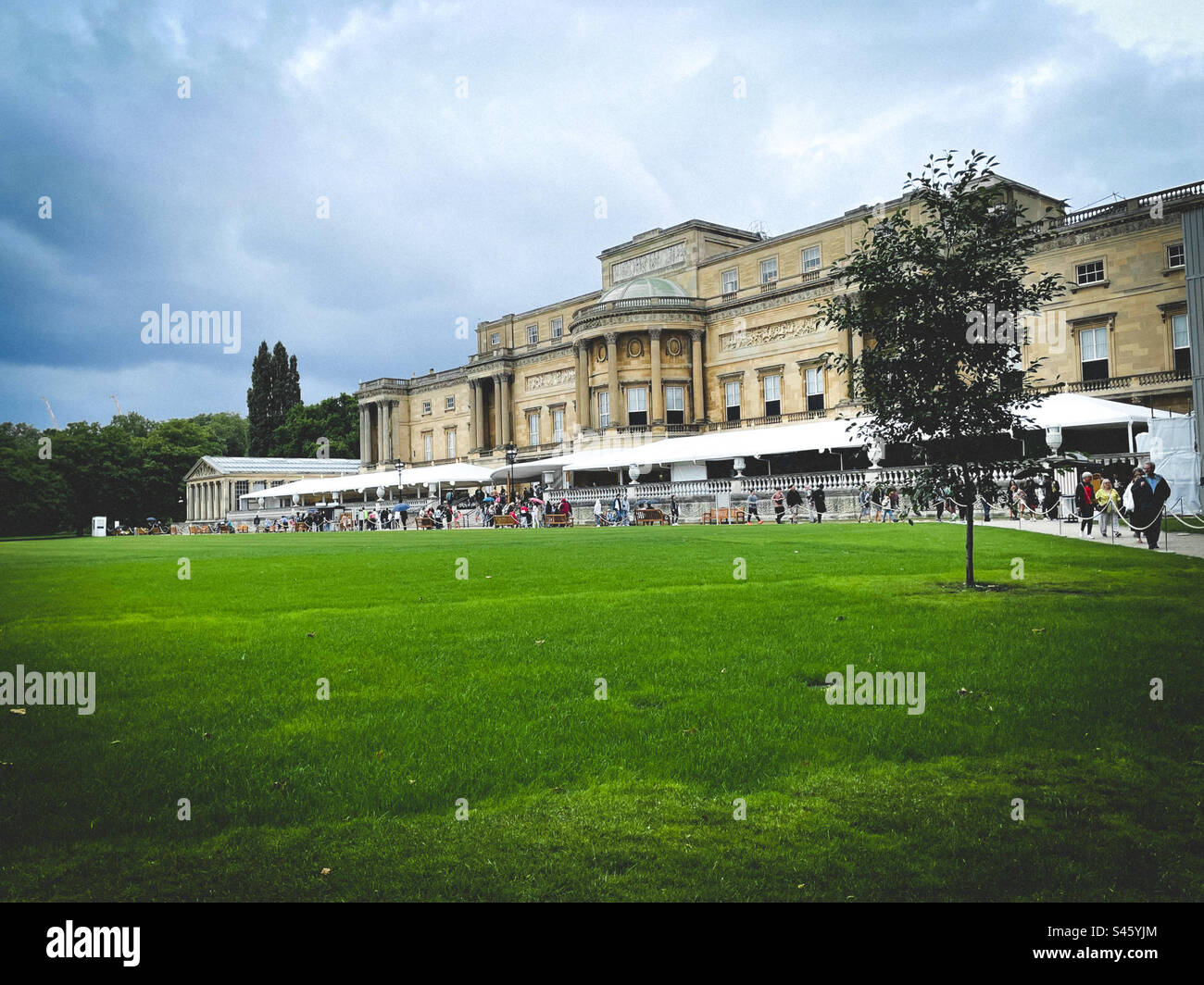 Giardino di Buckingham Palace Foto Stock