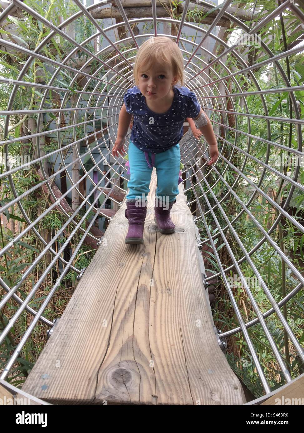 Divertimento all'Hobbledown Heath Foto Stock