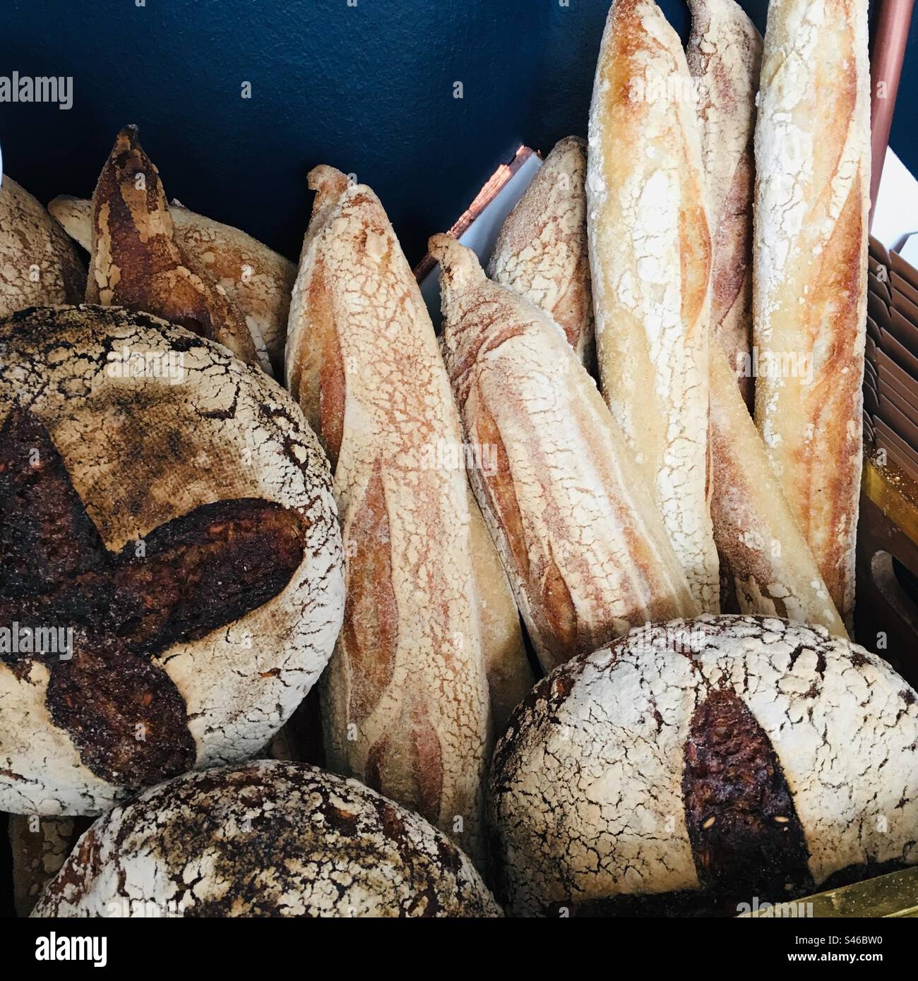 Selezione di pane Foto Stock