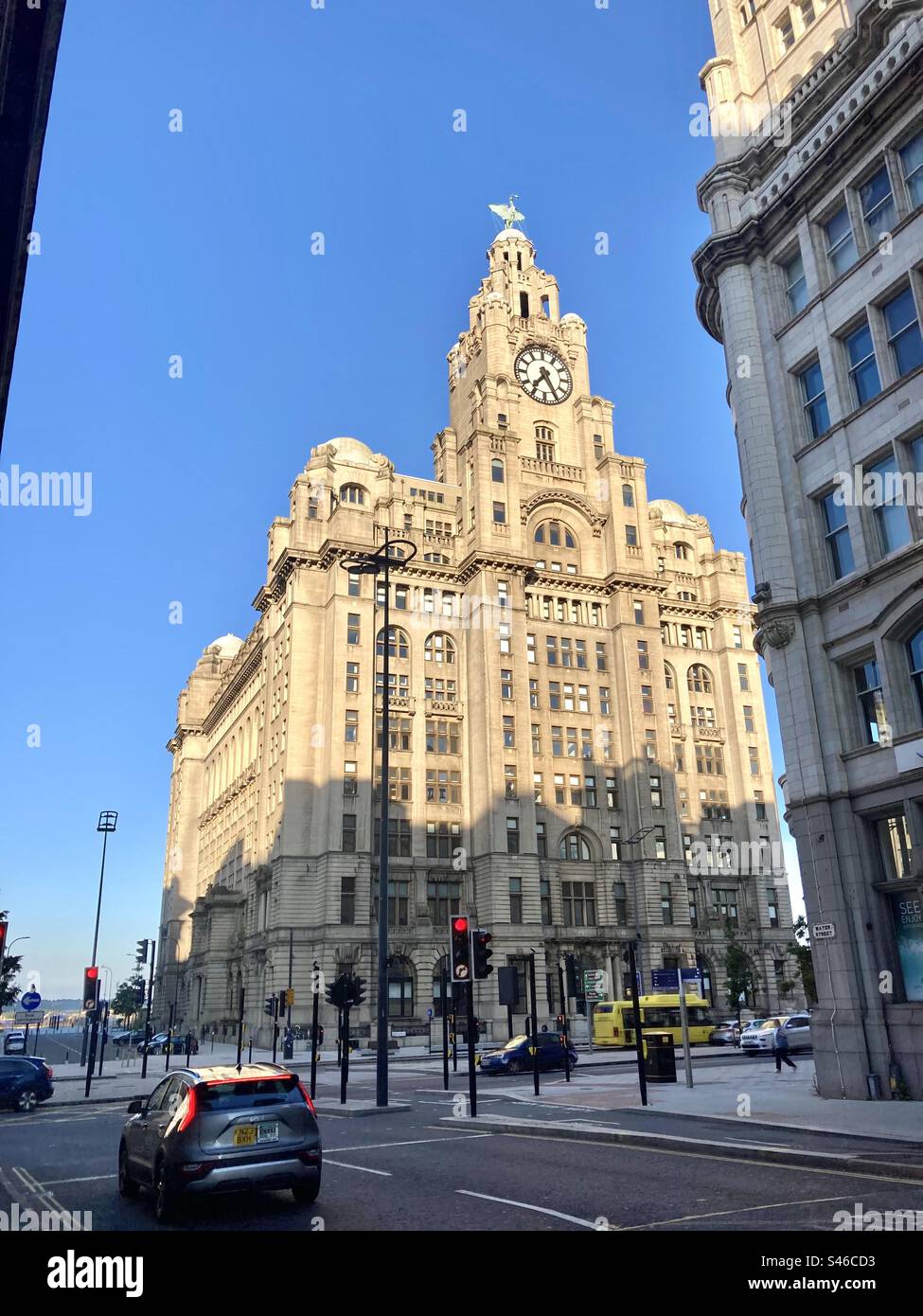 Edifici di fegato di Liverpool Foto Stock