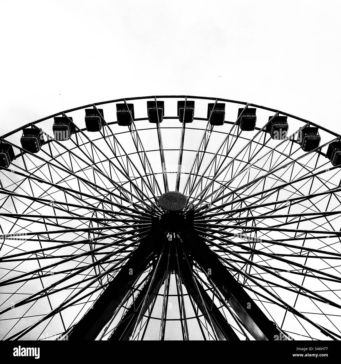 Ruota panoramica in cedro in OHIO Foto Stock