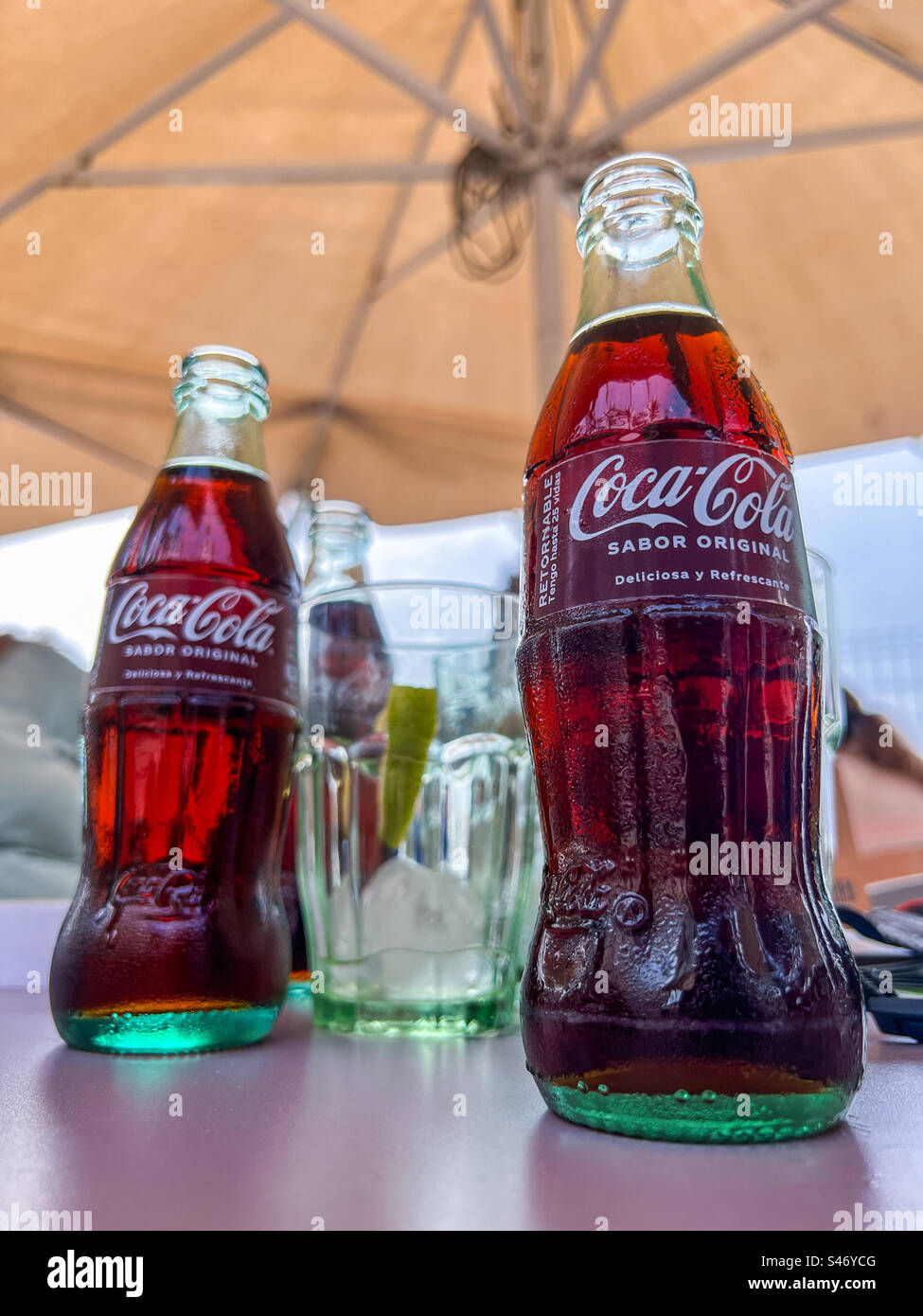 Bottiglia di Coca Cola Light Foto Stock