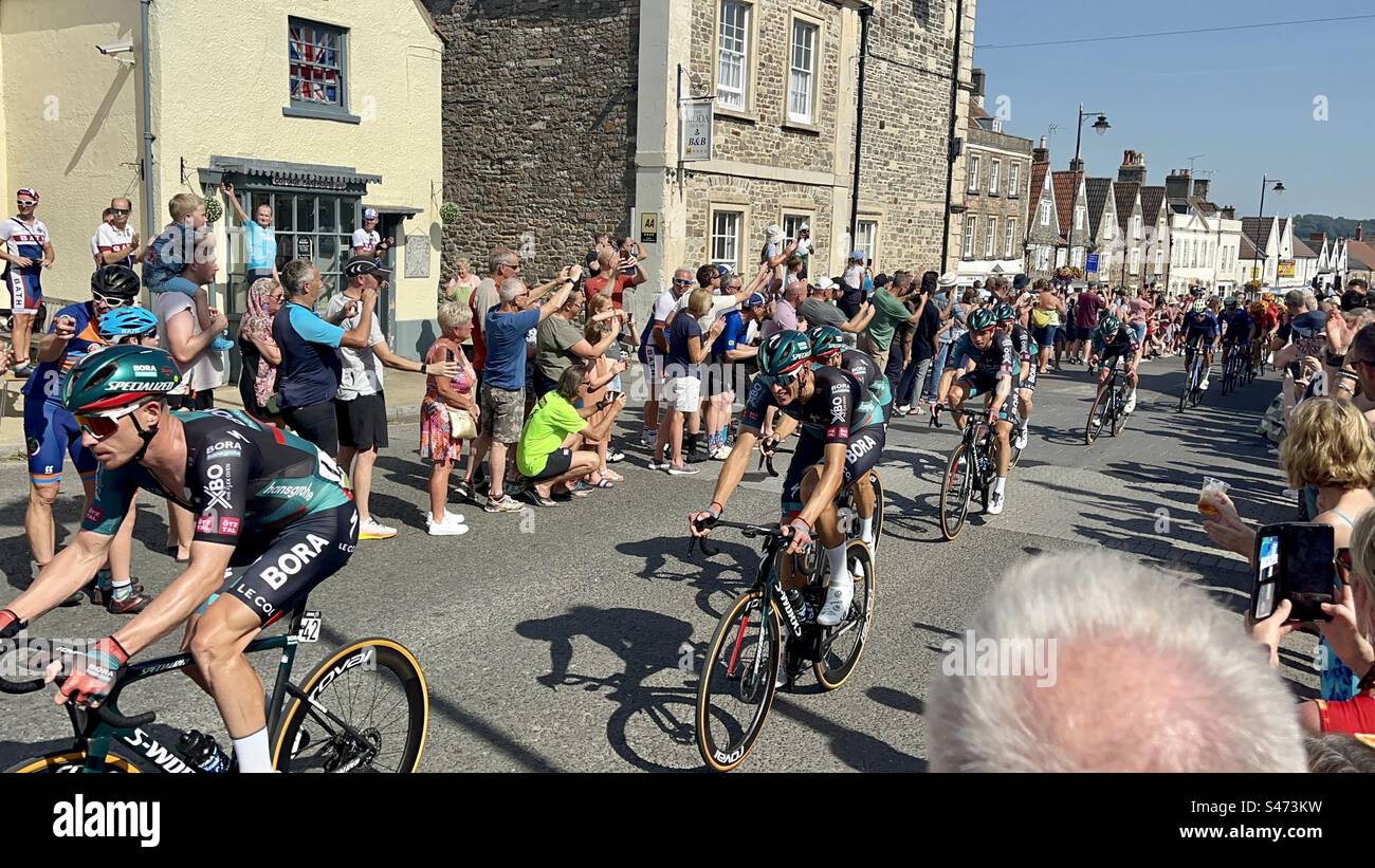 Tour in bicicletta della Gran Bretagna. Chipping sodbury. Foto Stock