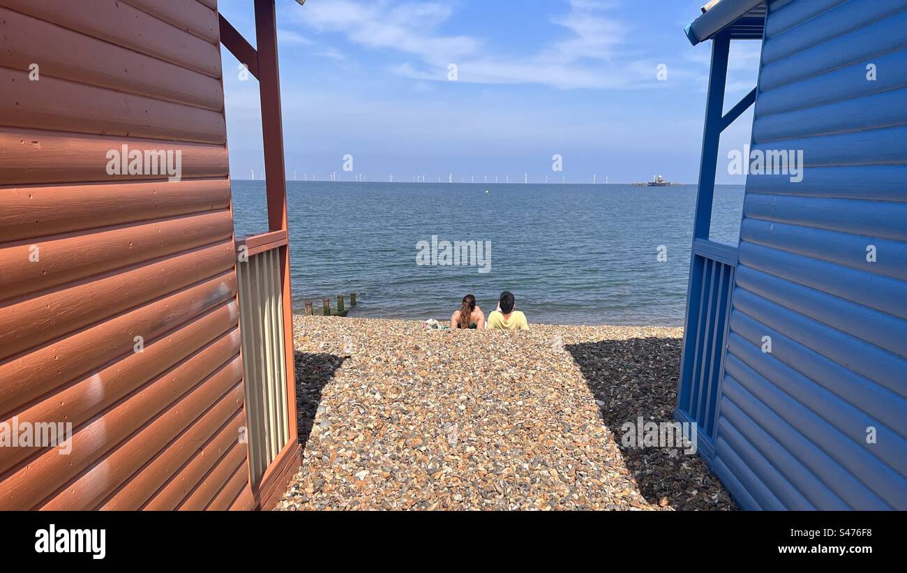 Estate a Herne Bay, Regno Unito Foto Stock