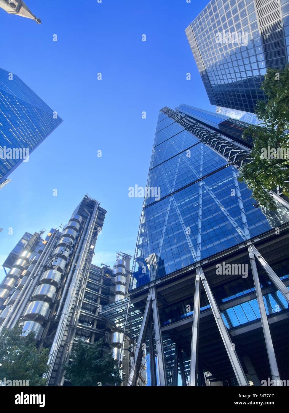 Grattacieli londinesi Lloyds di Londra Foto Stock