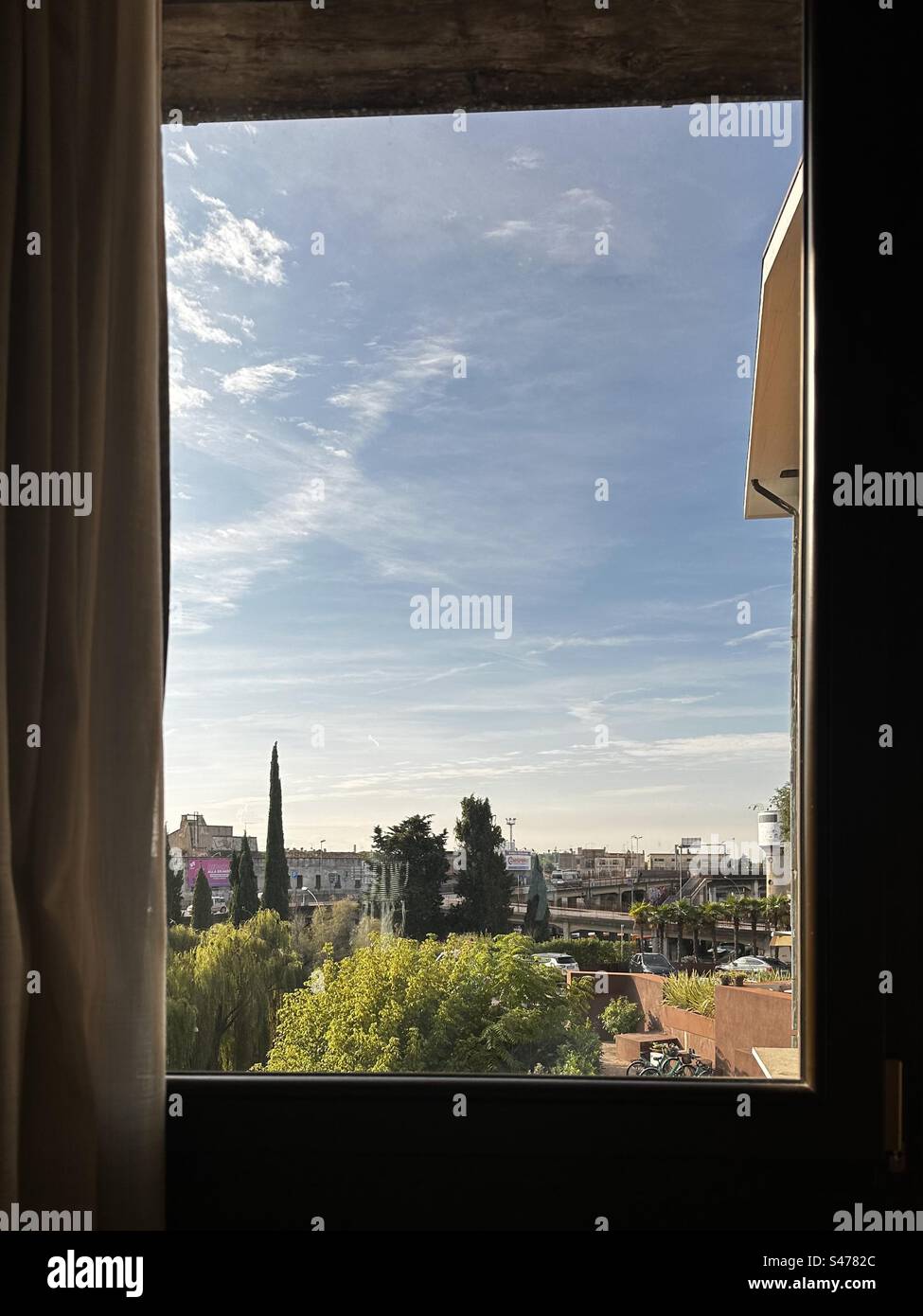 Finestra italiana Foto Stock