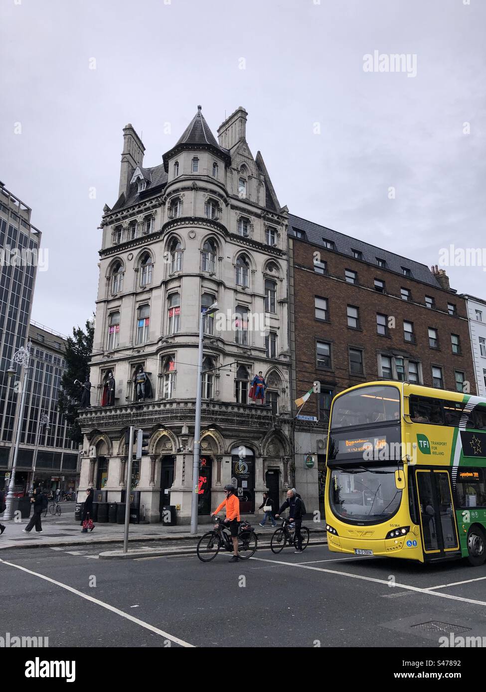 Il centro di Dublino, Irlanda. Foto Stock