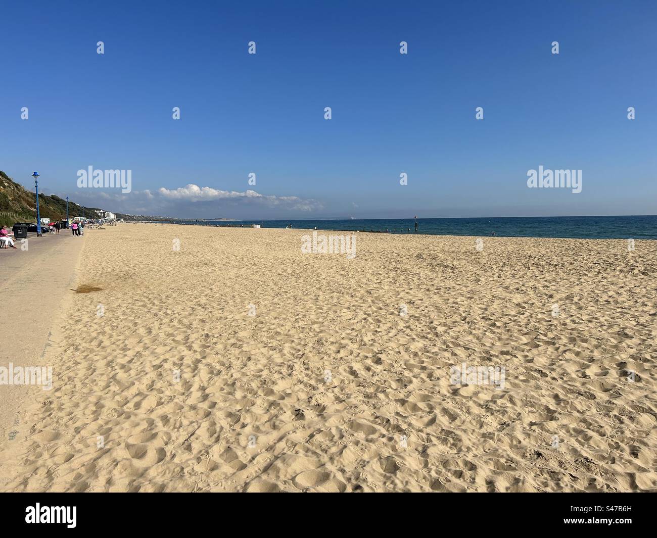 Bournemouth Beach. Bournemouth, Inghilterra, costa meridionale. Foto Stock