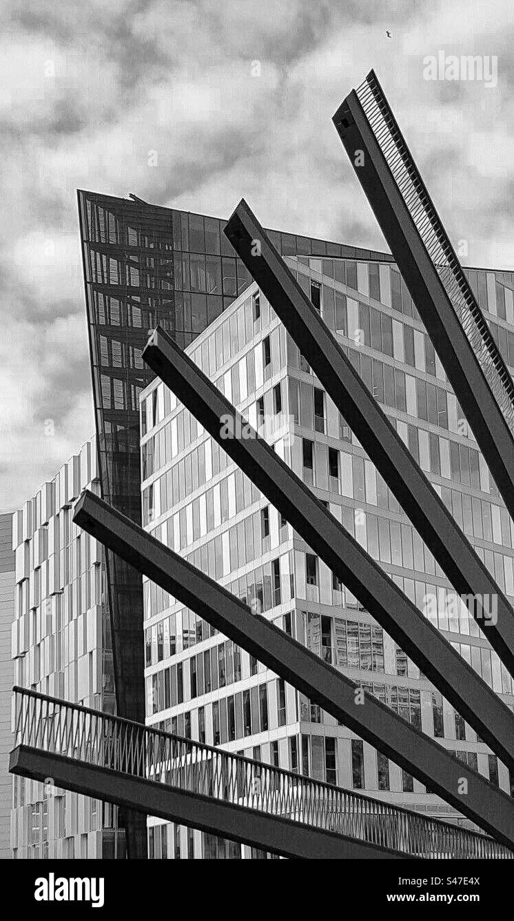 Paddington Basin, Londra - Immagine stock catturata con smartphone