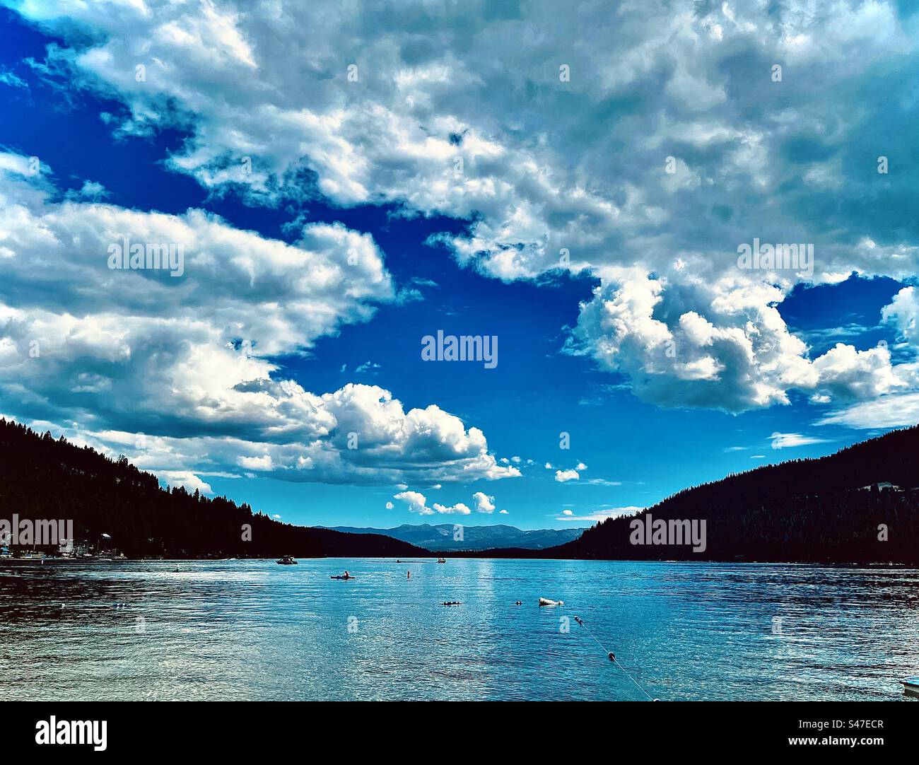 Lago Donner Foto Stock