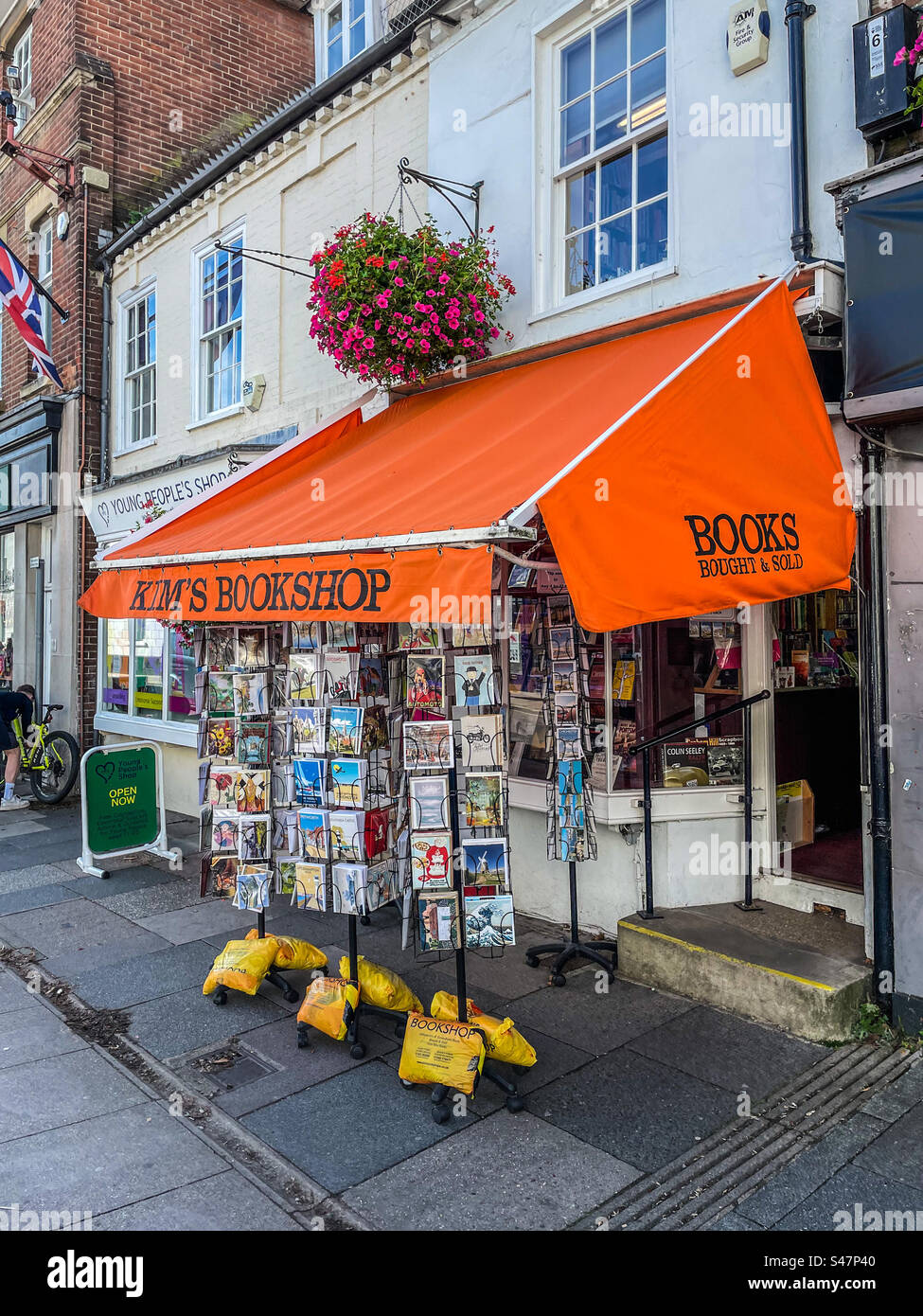 La libreria di Kim, Chichester Foto Stock