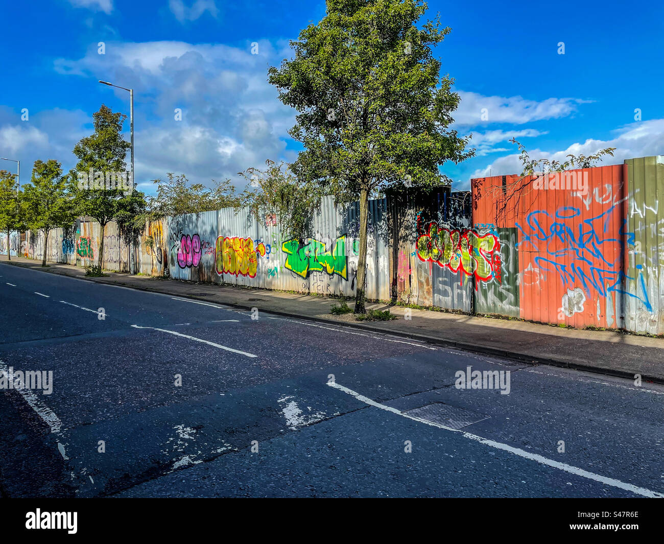 Parete di pace, Belfast Foto Stock