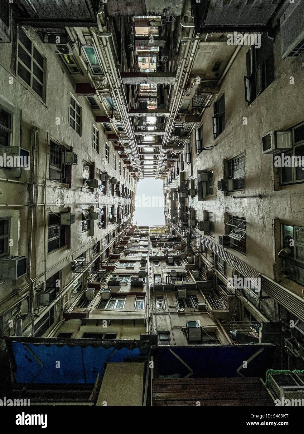 Edificio dei mostri, Hong Kong Foto Stock