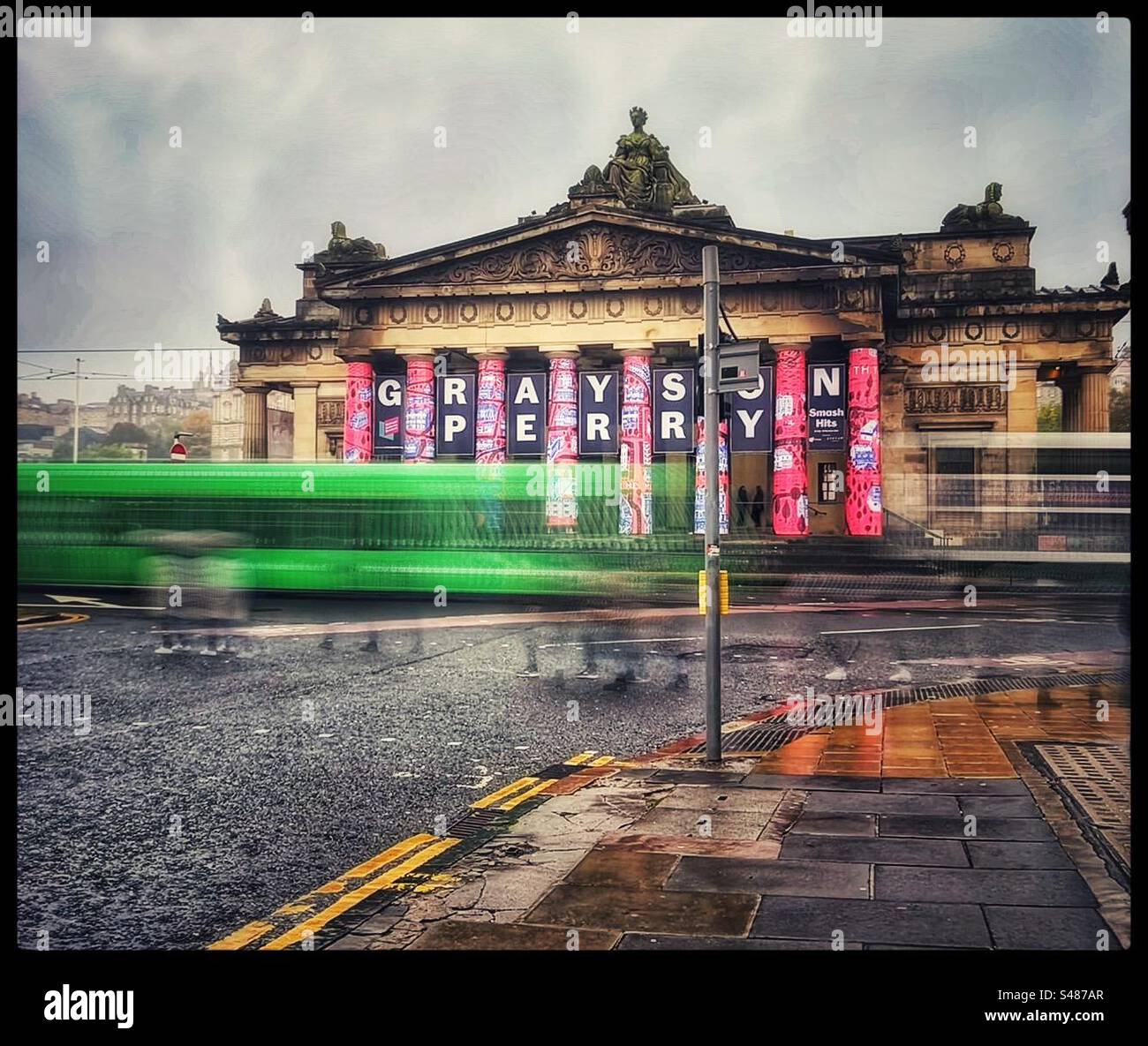 Galleria d'arte nazionale della Scozia a Princes Street, Edimburgo. Foto Stock