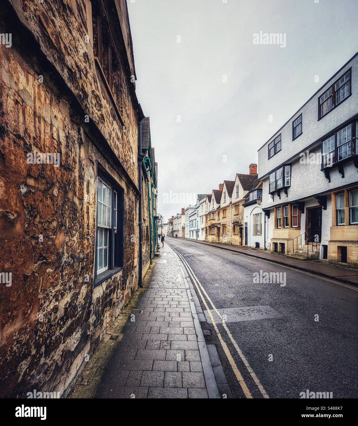 Longwall Street Oxford Regno Unito Foto Stock