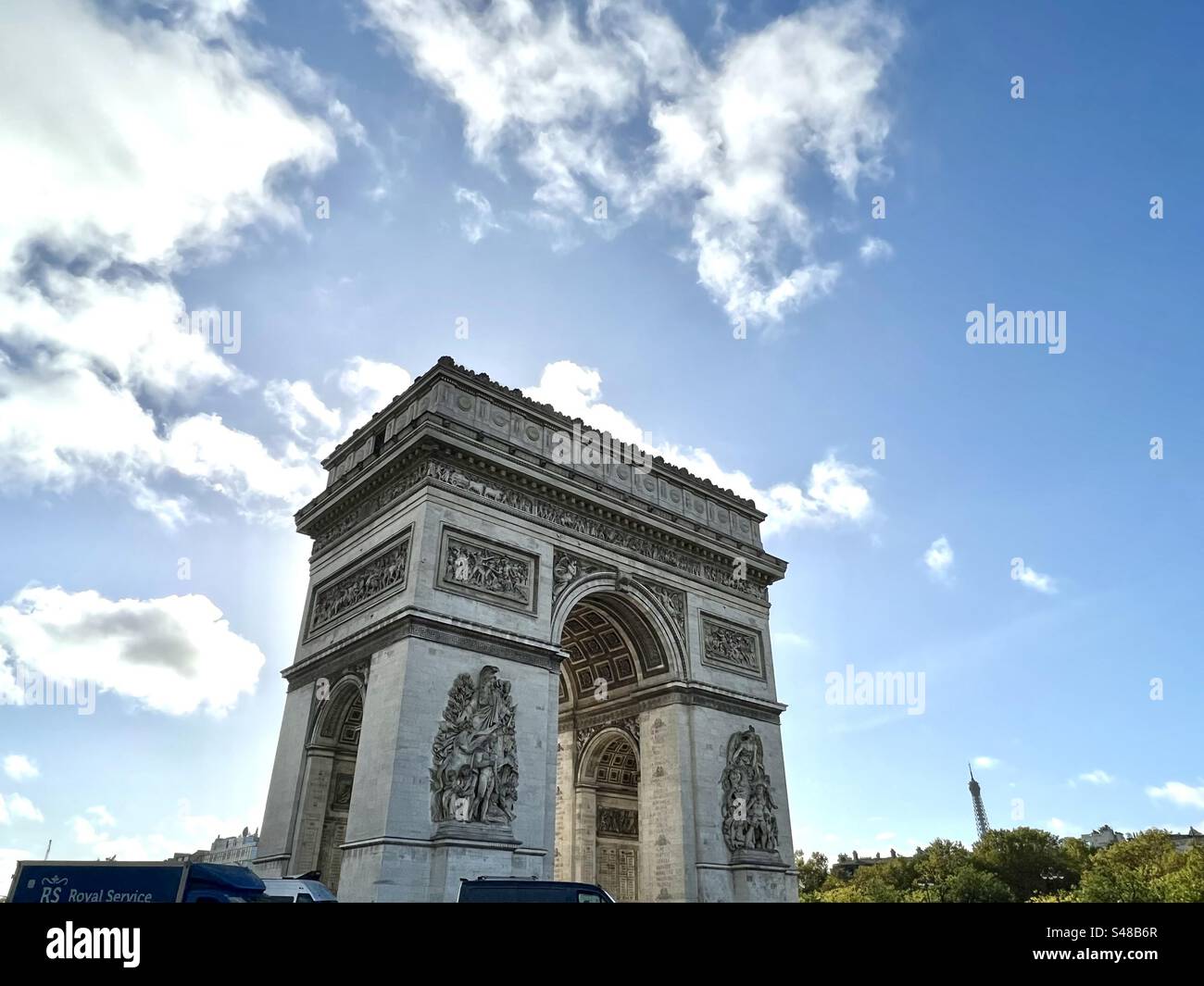 Arc de Triomph Parigi Foto Stock