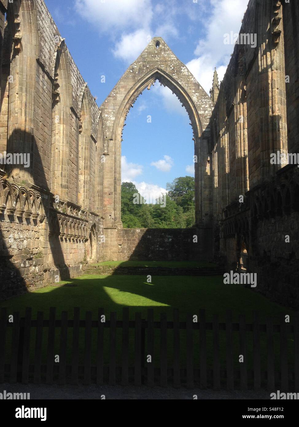 Bolton Abbey, Yorkshire Foto Stock