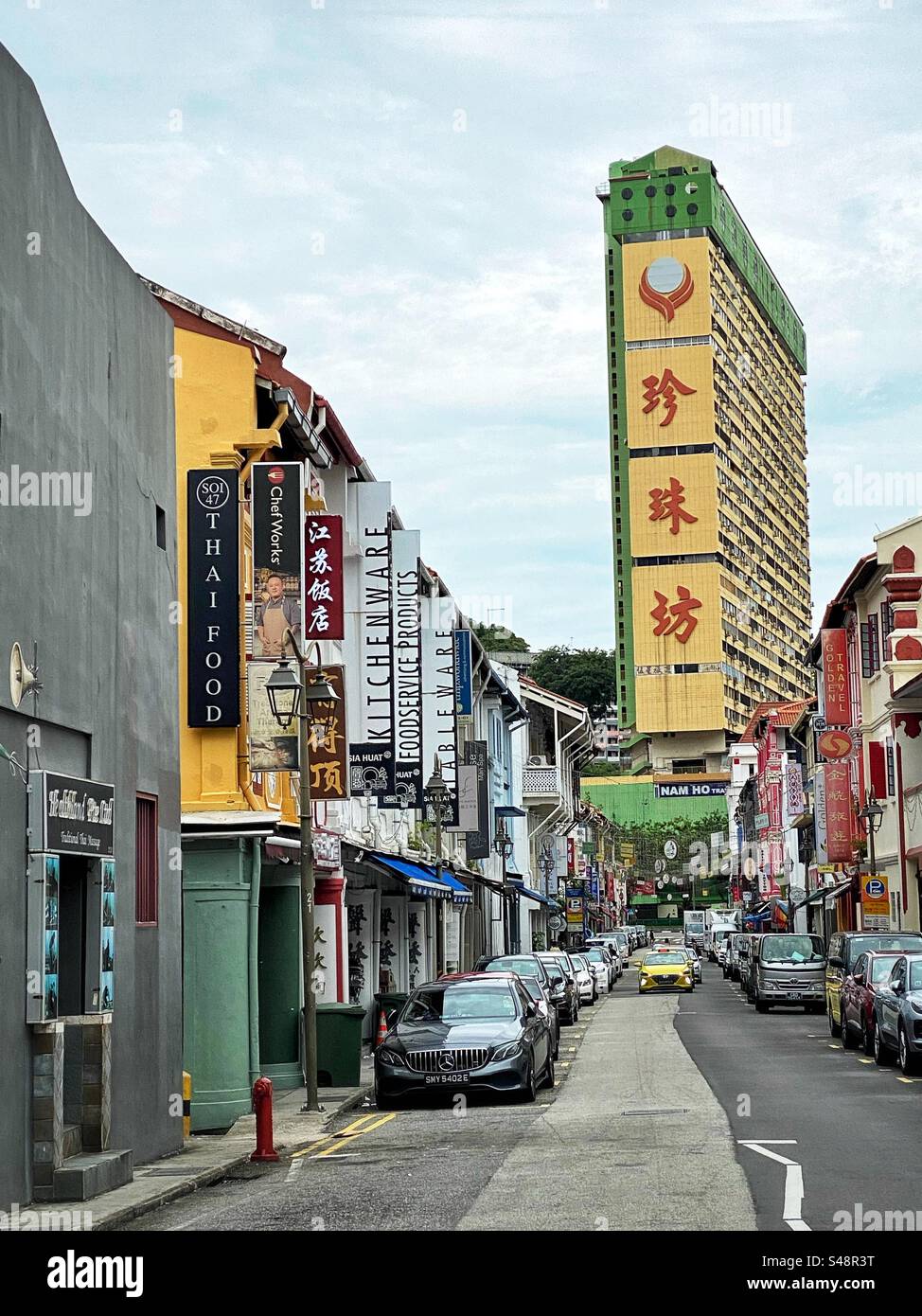 La Chinatown di Singapore Foto Stock