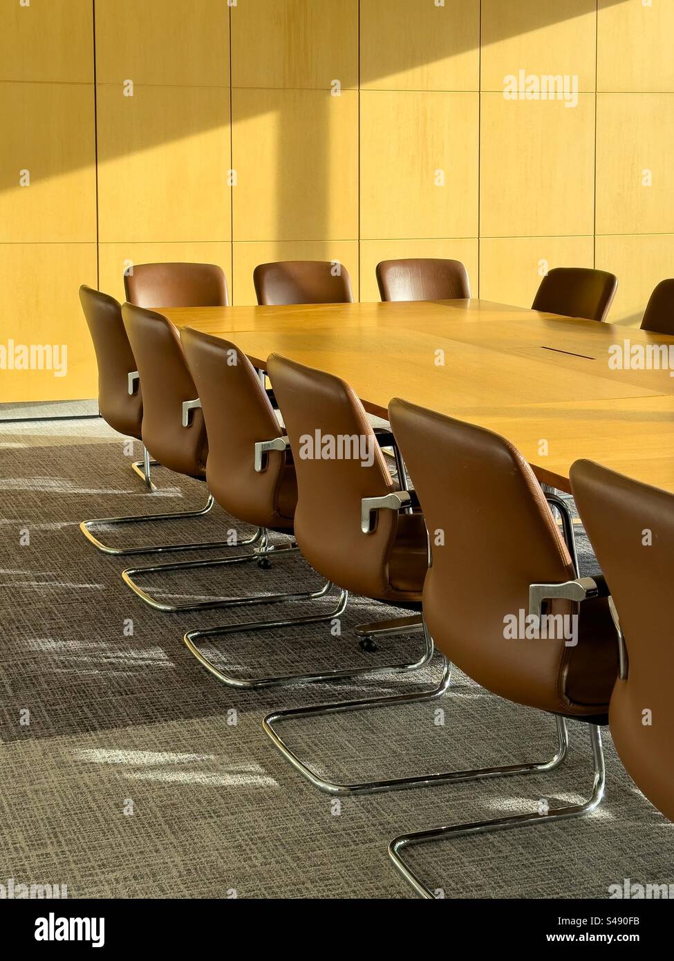 Sala riunioni. Londra - Immagine stock catturata con smartphone