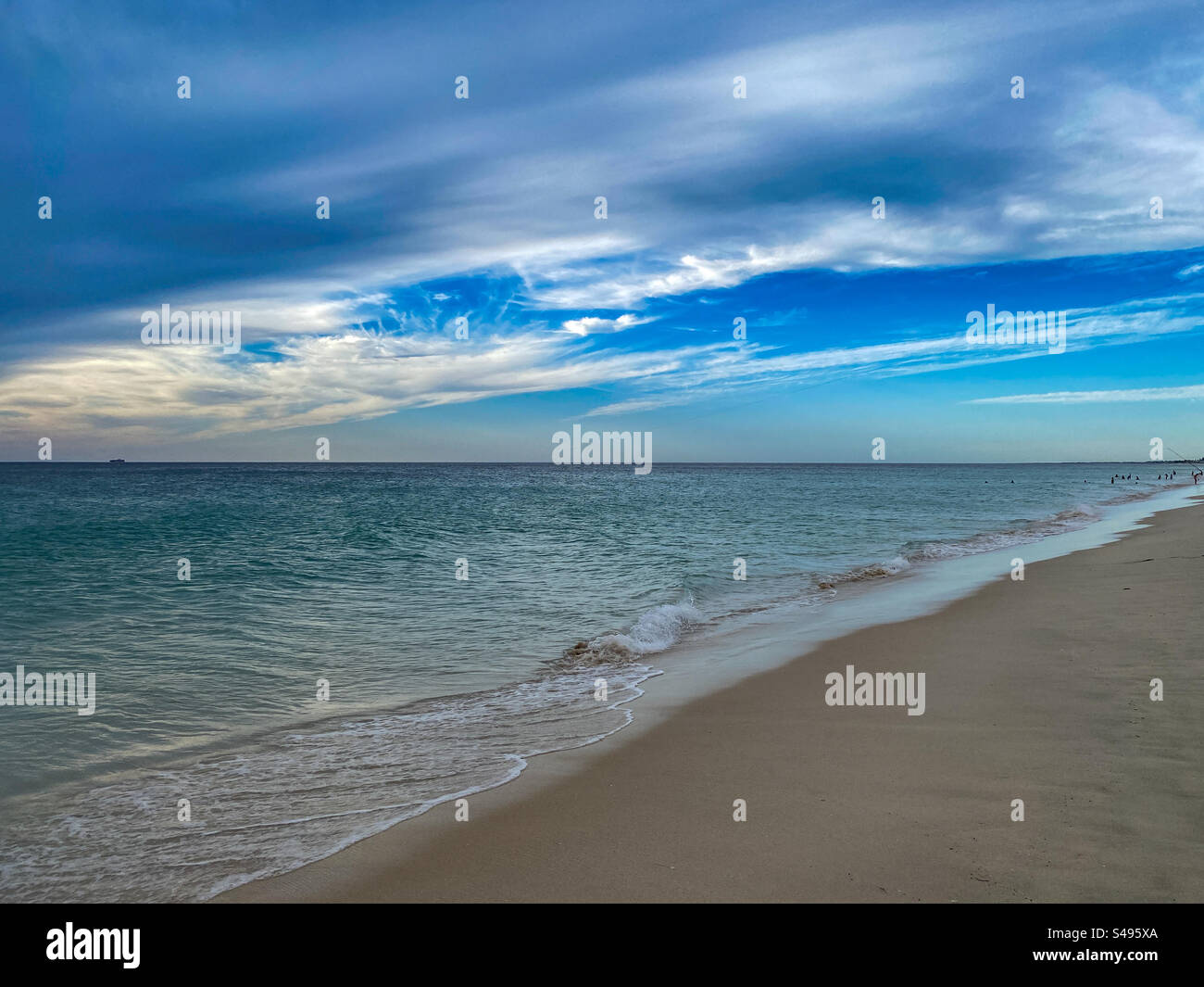 Bella serata alla W Beach in Australia Foto Stock