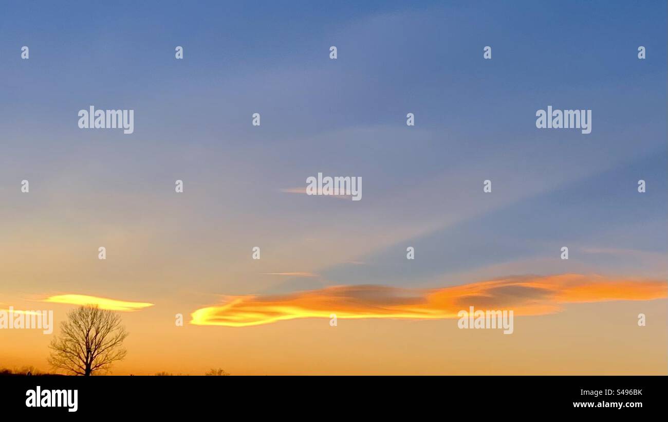 Winter-Sky Foto Stock