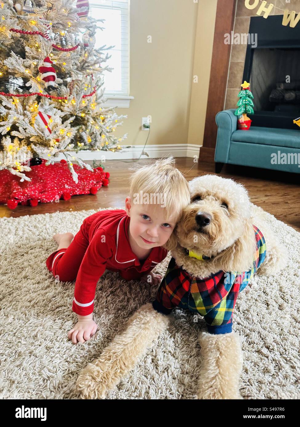 Buon Natale a tutti e a tutti una buona notte! Foto Stock