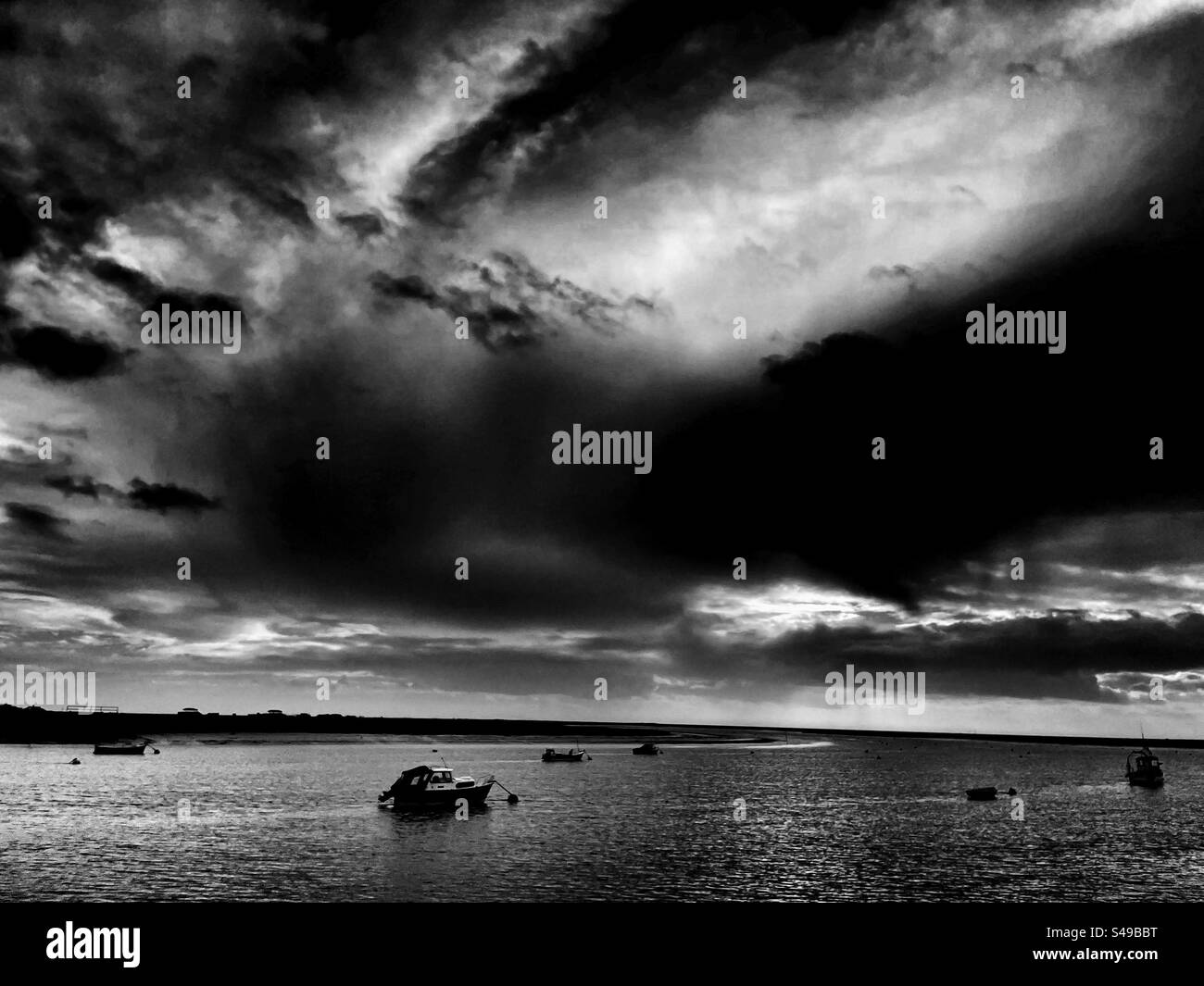 Fiume ore Orford Suffolk - Immagine stock catturata con smartphone