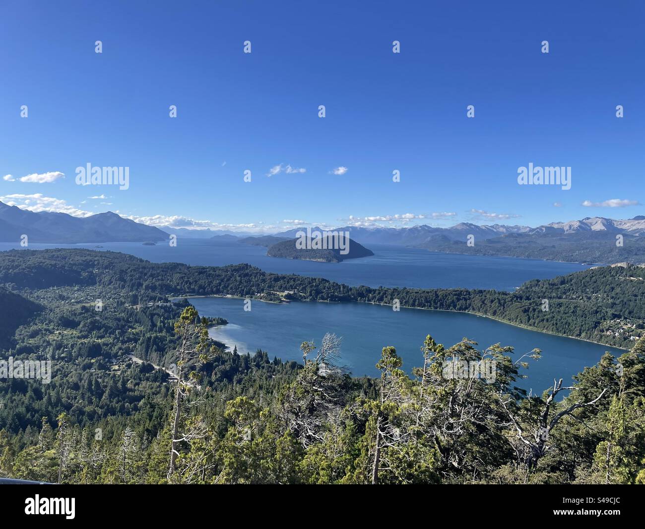 Lago Nahuel Huapi a Bariloche, Argentina Foto Stock