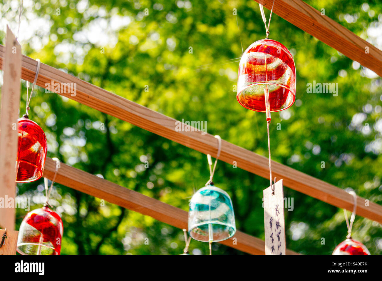 Campanili del vento in Giappone Foto Stock