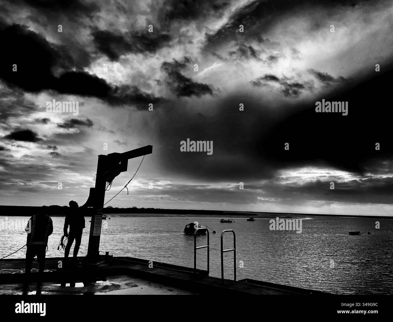 Orford Suffolk - Immagine stock catturata con smartphone