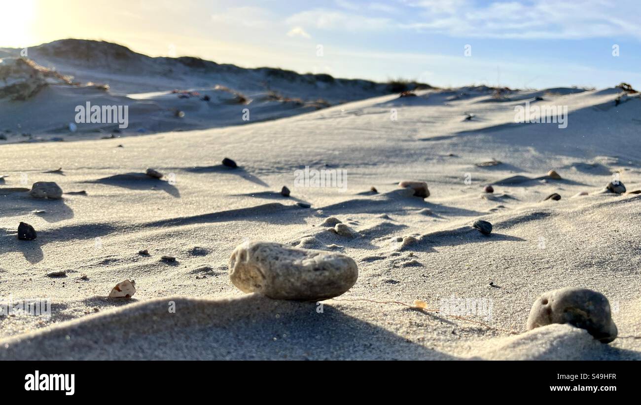 Perfetta spiaggia di sfondo naturale - Immagine stock catturata con smartphone
