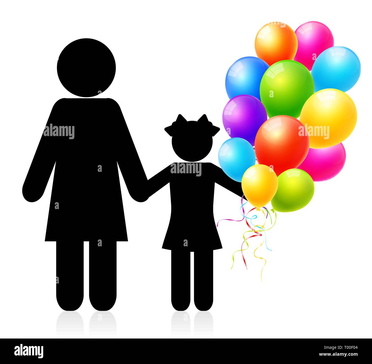 Icona della famiglia vettore Illustrazione Vettoriale