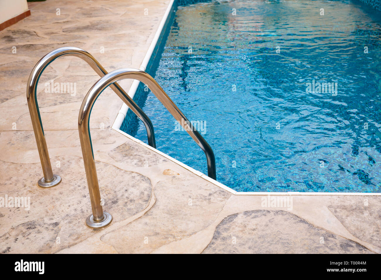 Piscina con mosaico. Foto Stock