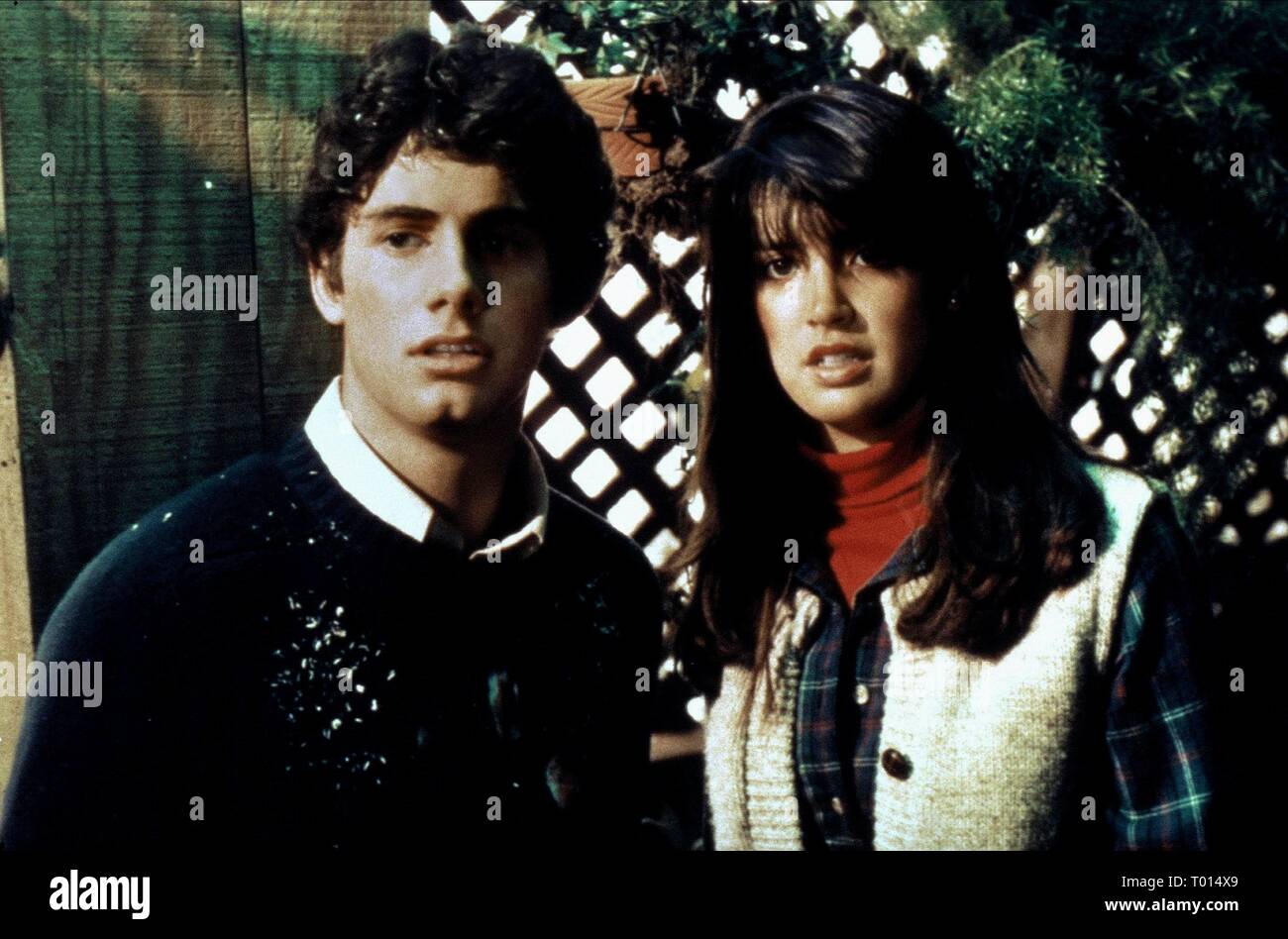 ZACH GALLIGAN, PHOEBE CATES, Gremlins, 1984 Foto Stock