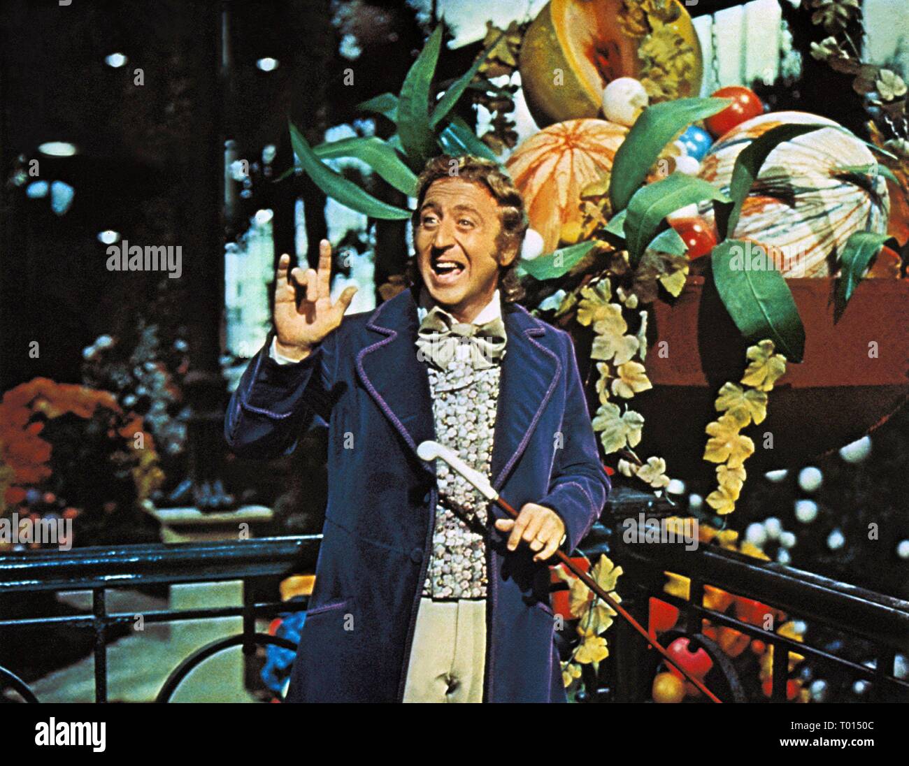 GENE WILDER, Willy Wonka e la fabbrica di cioccolato, 1971 Foto Stock