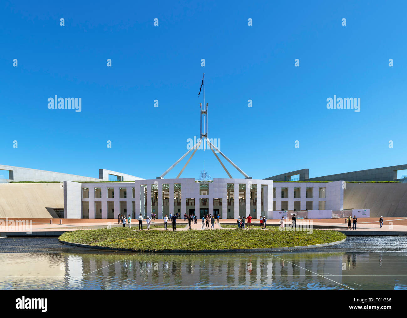 Nuova Casa del Parlamento, Canberra, Australian Capital Territory, Australia Foto Stock