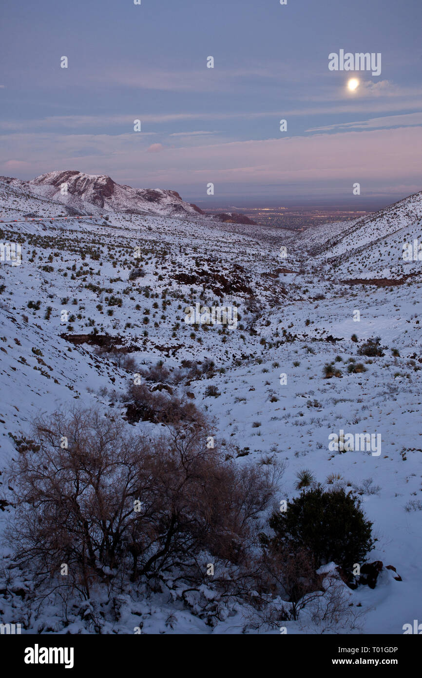 El Paso, El Paso County, Texas, Stati Uniti d'America Foto Stock