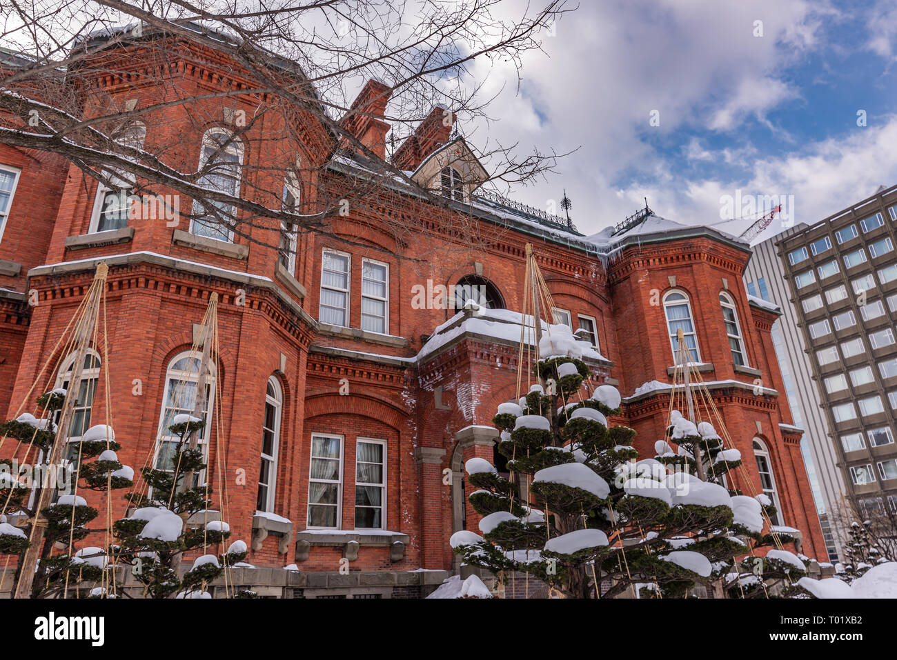 Ex Hokkaido Government Office a Sapporo, Hokkaido, Giappone Foto Stock