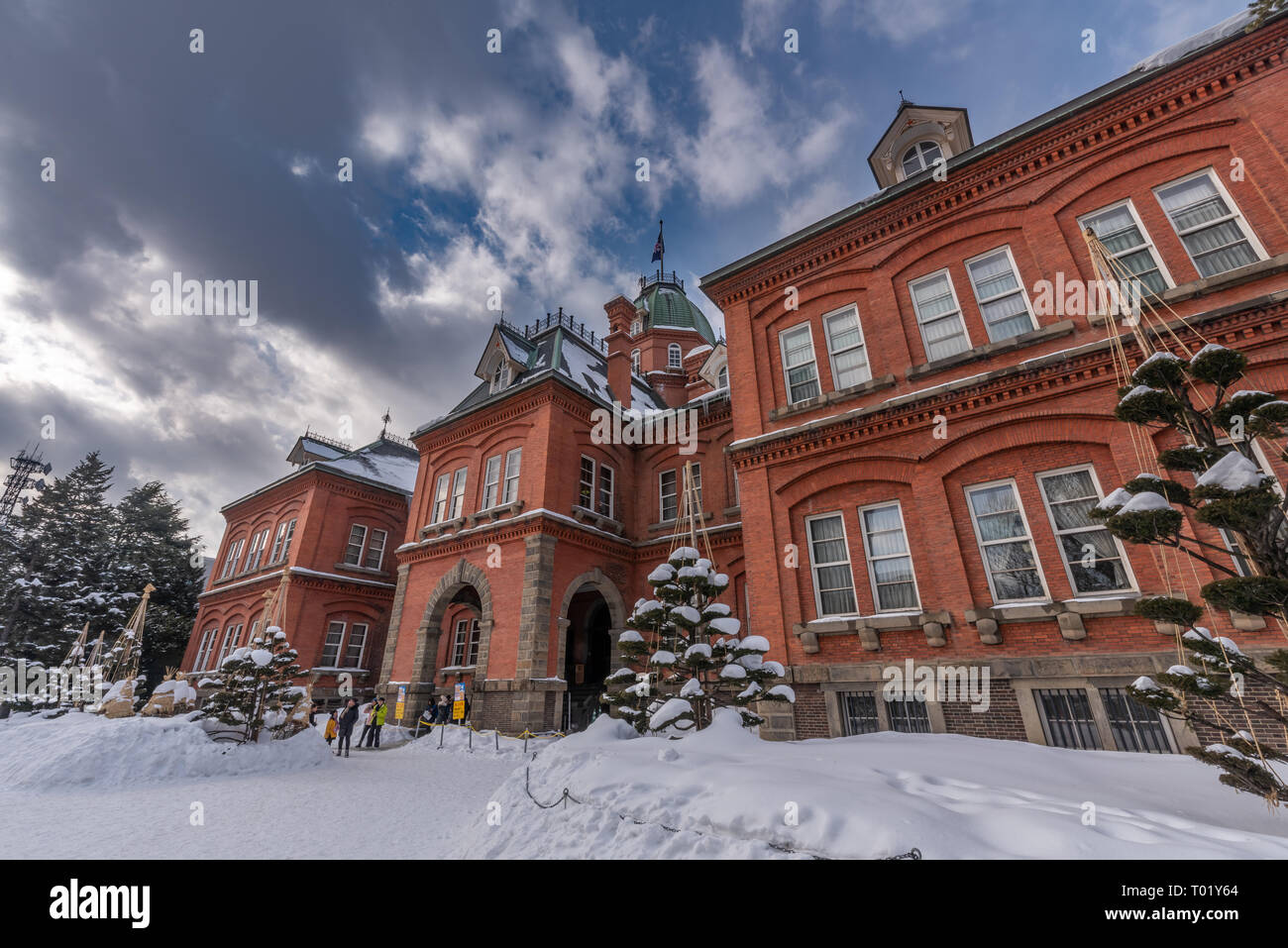 Ex Hokkaido Government Office a Sapporo, Hokkaido, Giappone Foto Stock