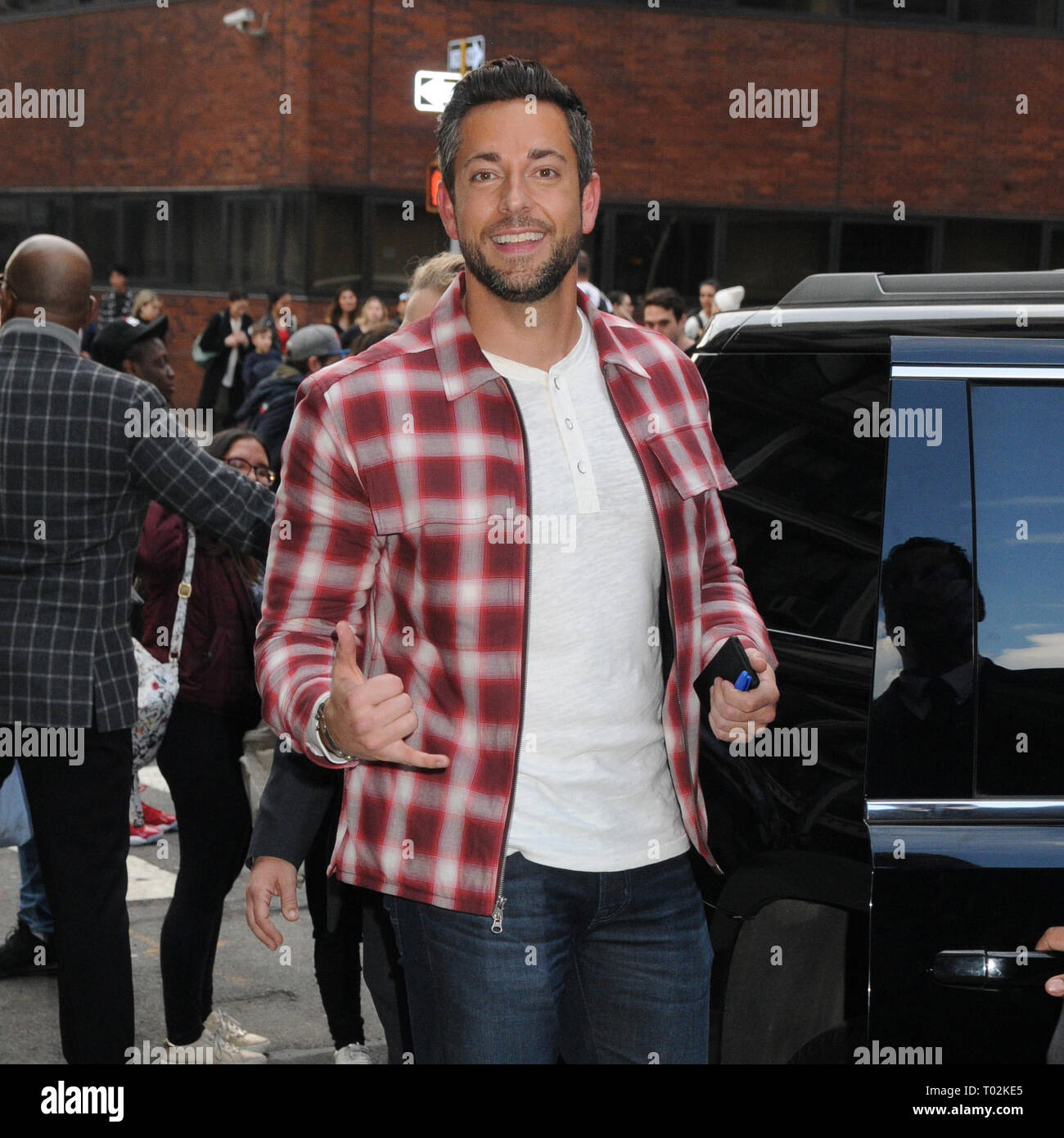 New York, New York, Stati Uniti d'America. Xv Mar, 2019. ZACHARY LEVI promuove il nuovo filmato SHAZAM al AOL costruire serie NYC al AOL Studios in NoHo. Credito: Ylmj/AdMedia/ZUMA filo/Alamy Live News Foto Stock