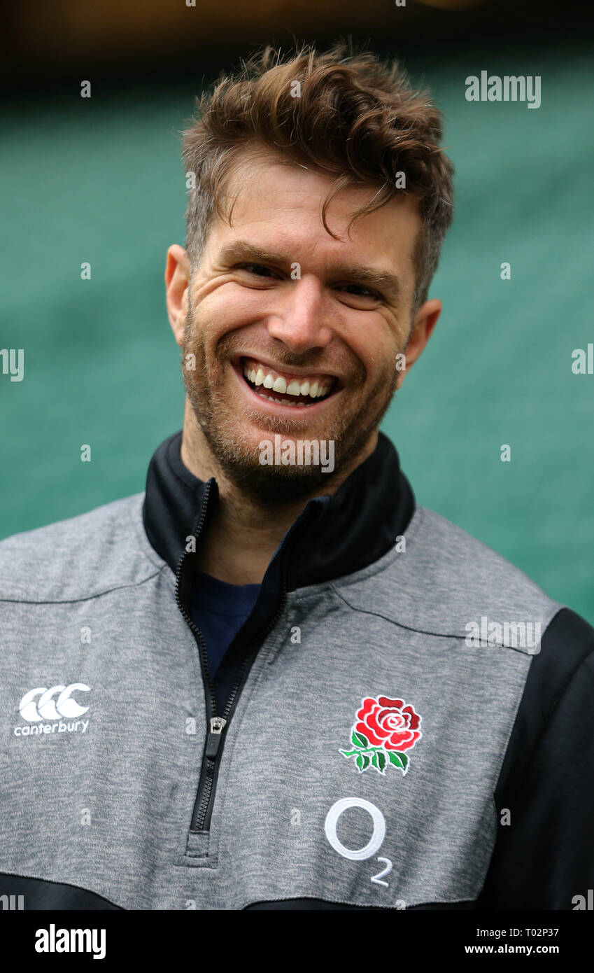 JOEL DOMMETT, comico, INGHILTERRA V SCOZIA GUINNESS SEI NAZIONI 2019, 2019 Foto Stock