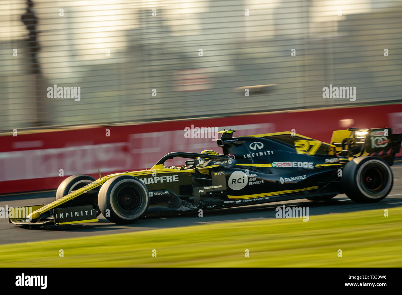 Melbourne, Australia. Il 17 marzo 2019. Nicolas H?LKENBERG 27 guida per il Team Renault F1 durante il periodo della Formula 1 Rolex Australian Grand Prix 2019 all'Albert Park Lake, Australia il 17 marzo 2019. Credito: Dave Hewison sport/Alamy Live News Foto Stock
