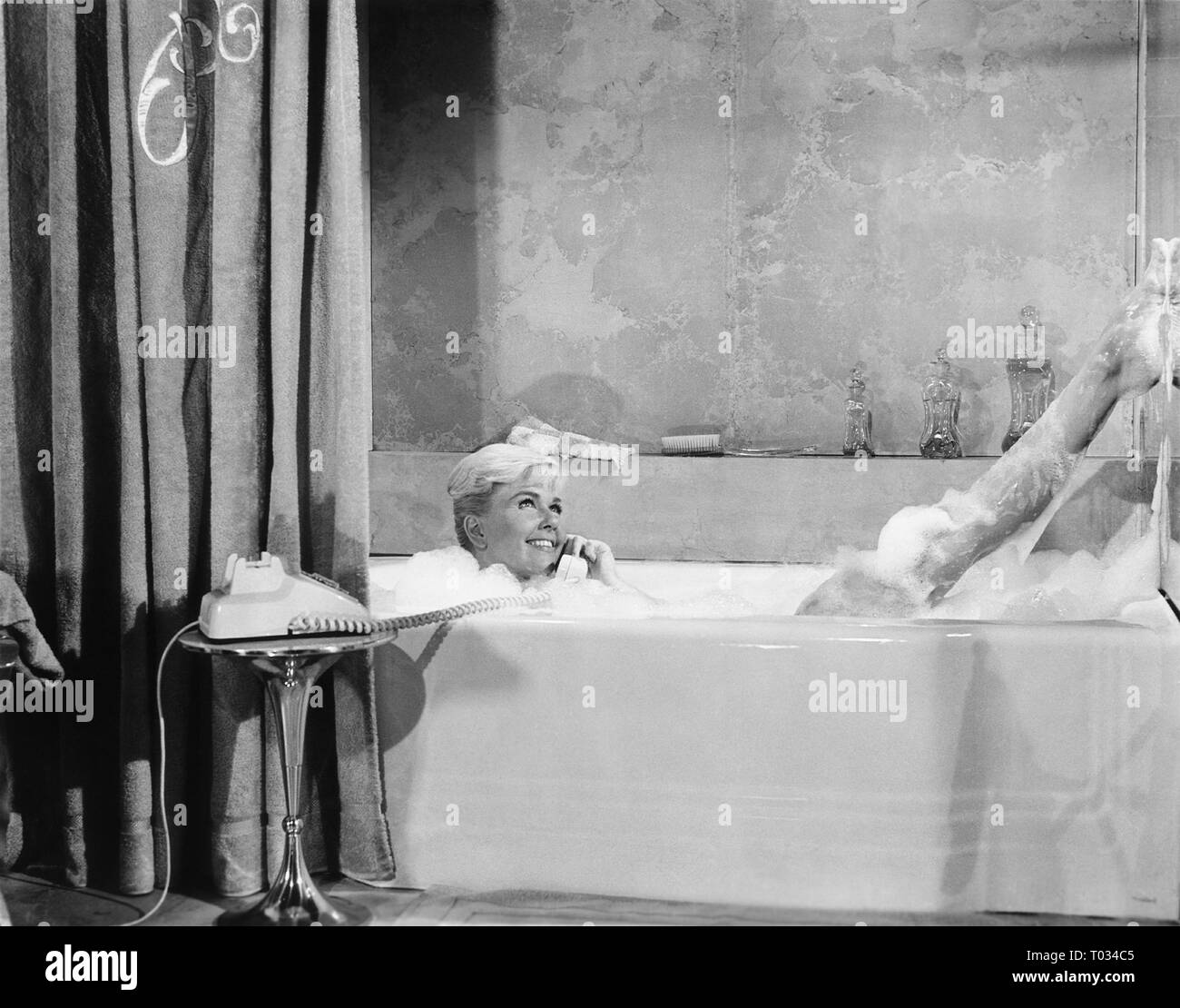 DORIS DAY, cuscino parlare, 1959 Foto Stock