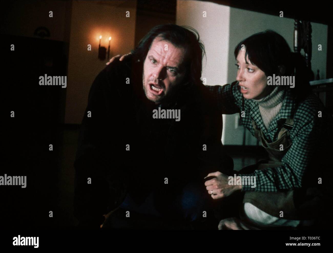 JACK NICHOLSON, Shelley Duval, THE SHINING, 1980 Foto Stock
