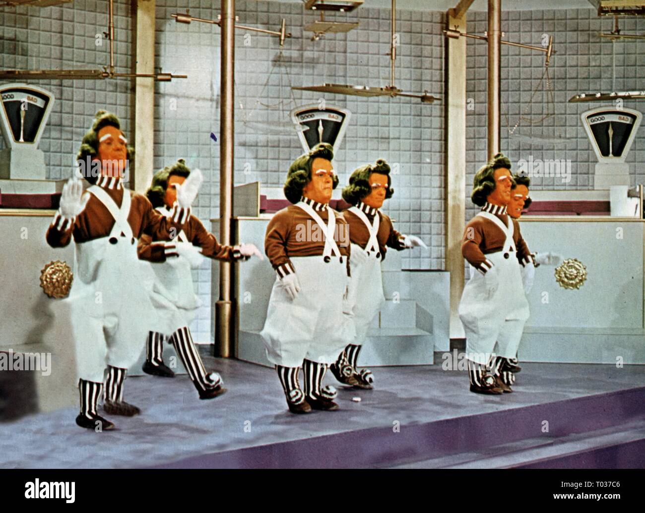 OOMPA-LOOMPAS, Willy Wonka e la fabbrica di cioccolato, 1971 Foto Stock