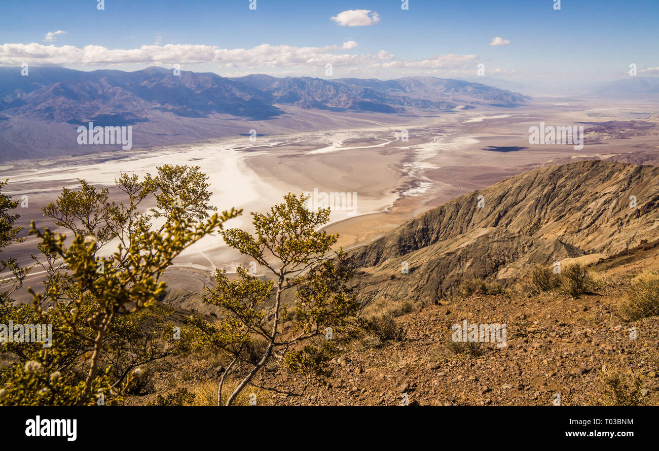 Dante, un famoso belvedere sopra Death Valley in Nevada Foto Stock