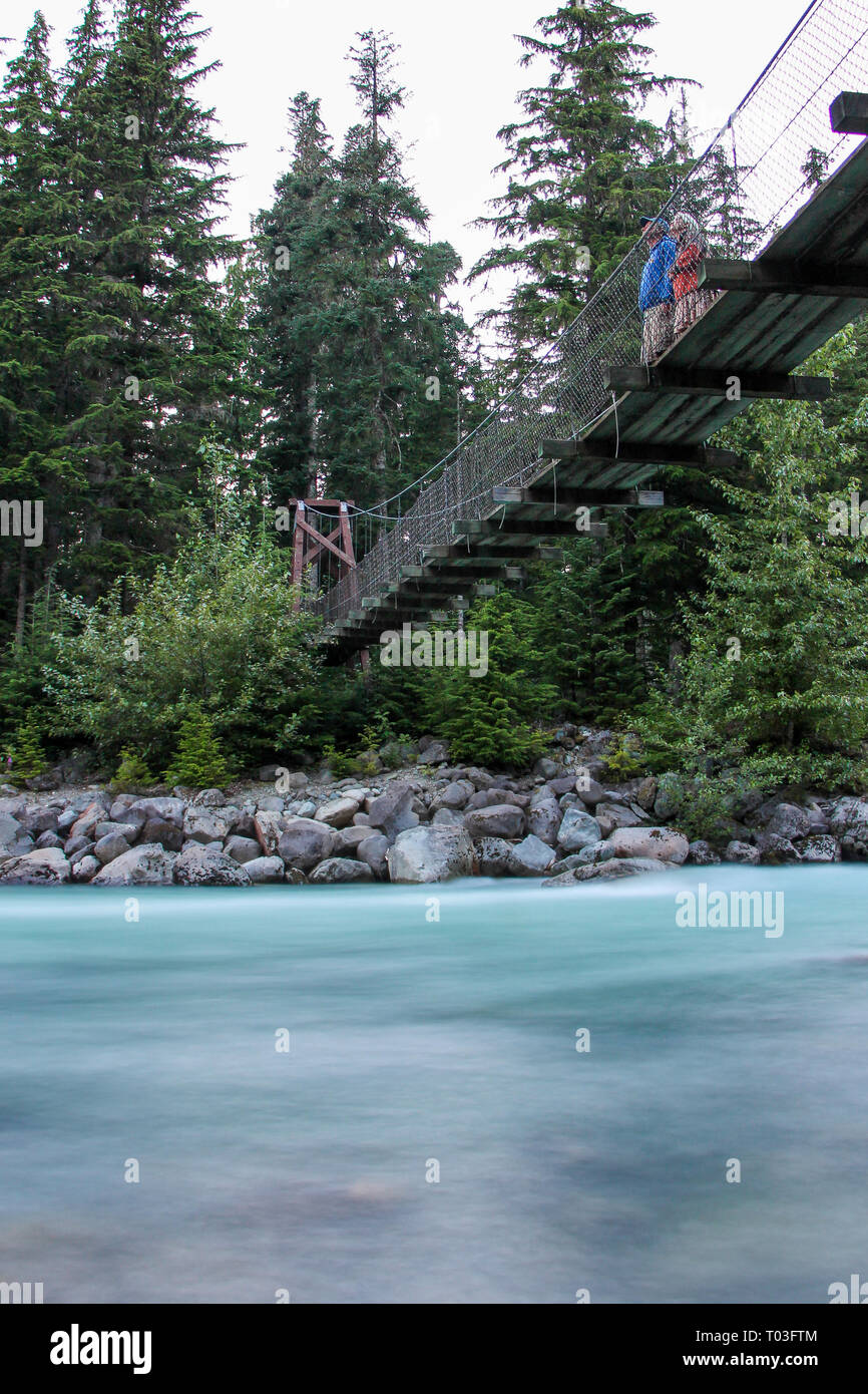 Esposizione a lungo fiume creek fotografie con lunghi tempi di esposizione Foto Stock