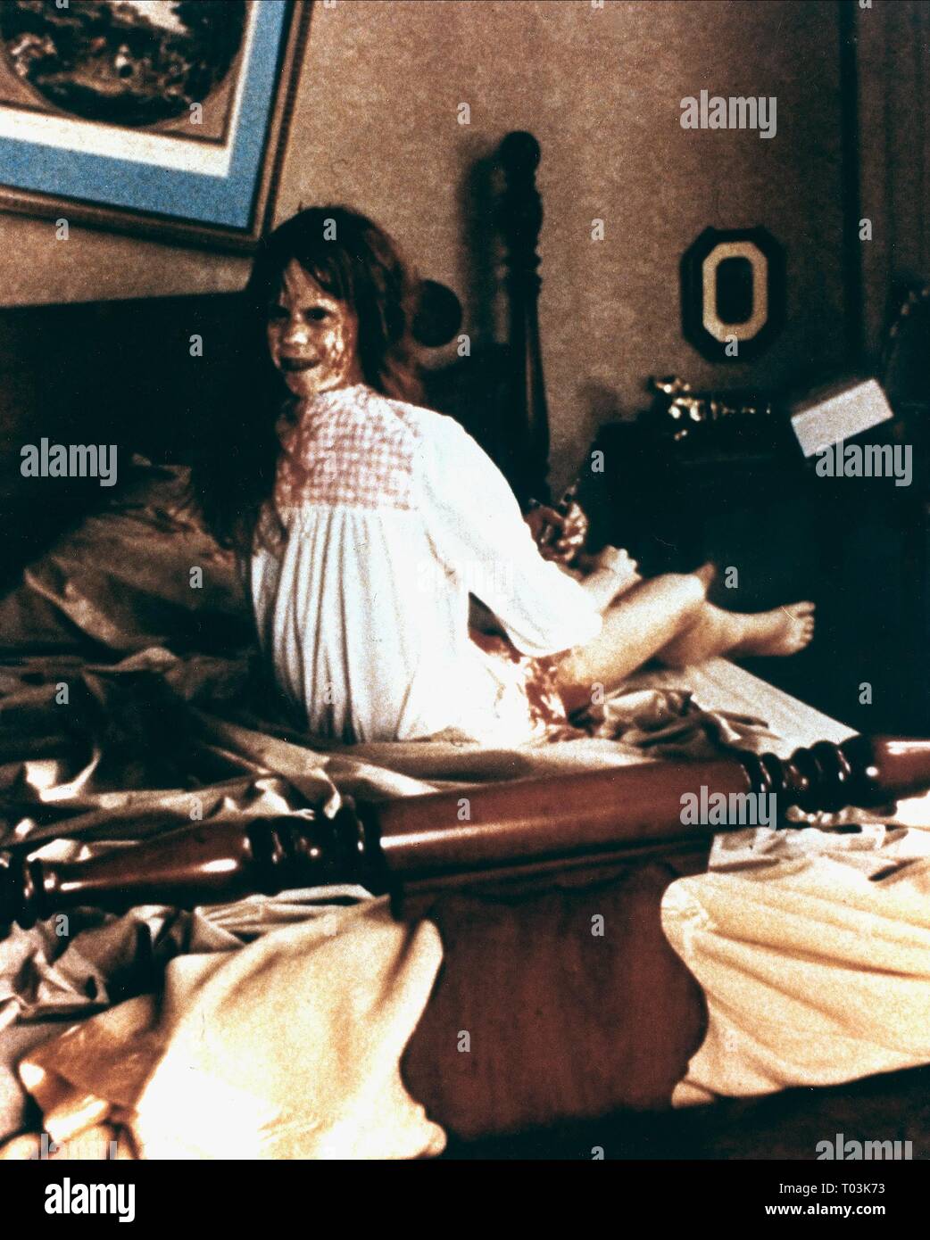 LINDA BLAIR, The Exorcist, 1973 Foto Stock