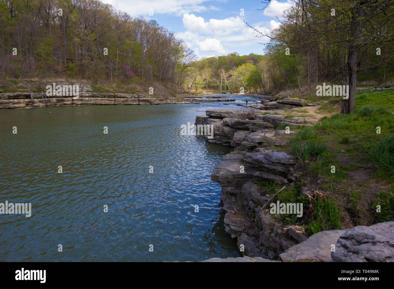 La cataratta inferiore cade, Indiana Foto Stock